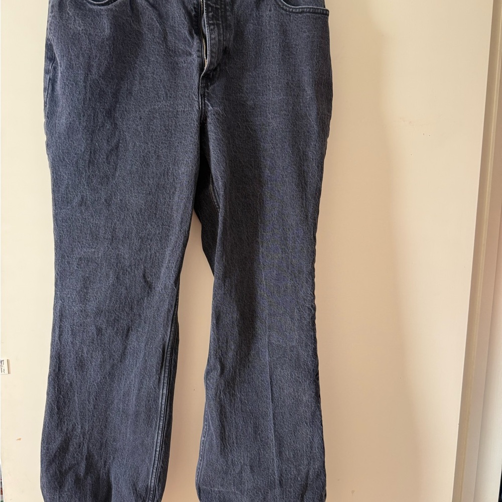 Abercrombie & Fitch Black Flare Jeans - Picture 3 of 6